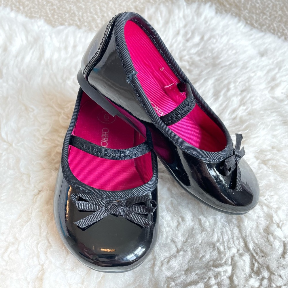 Cherokee Baby Patent-look Dress Shoes Size 6